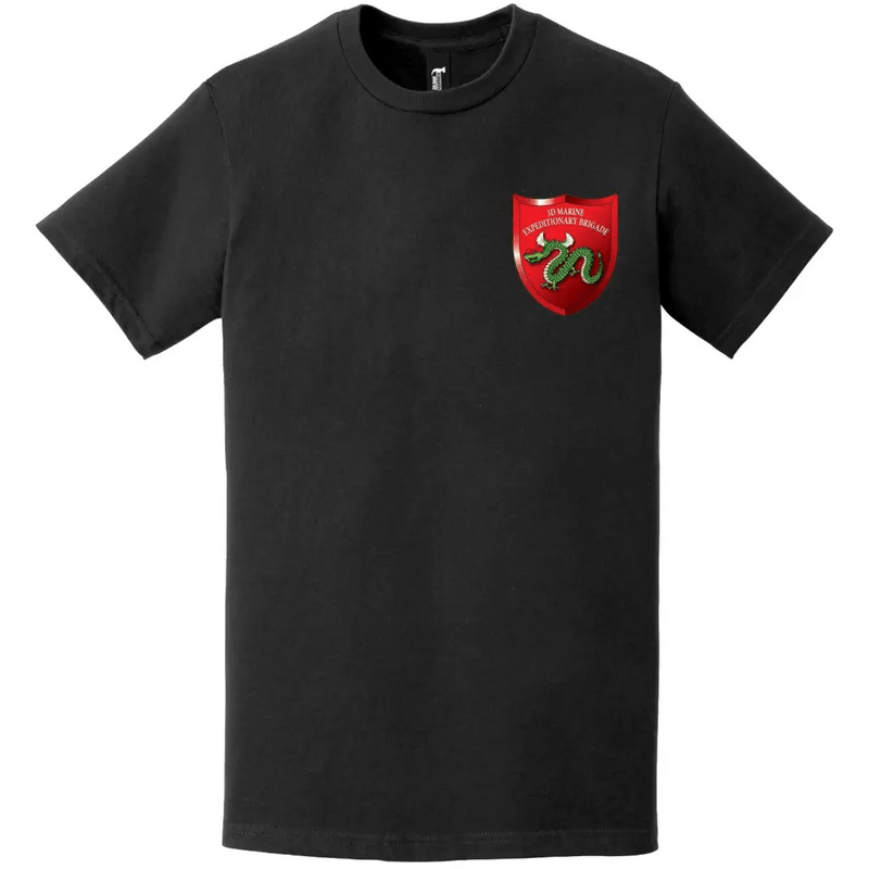 3rd Marine Expeditionary Brigade (3rd MEB) Left Chest Logo Emblem T-Shirt