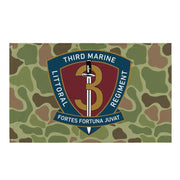 3rd Marine Littoral Regiment Frogskin Camo Flag Tactically Acquired Default Title  