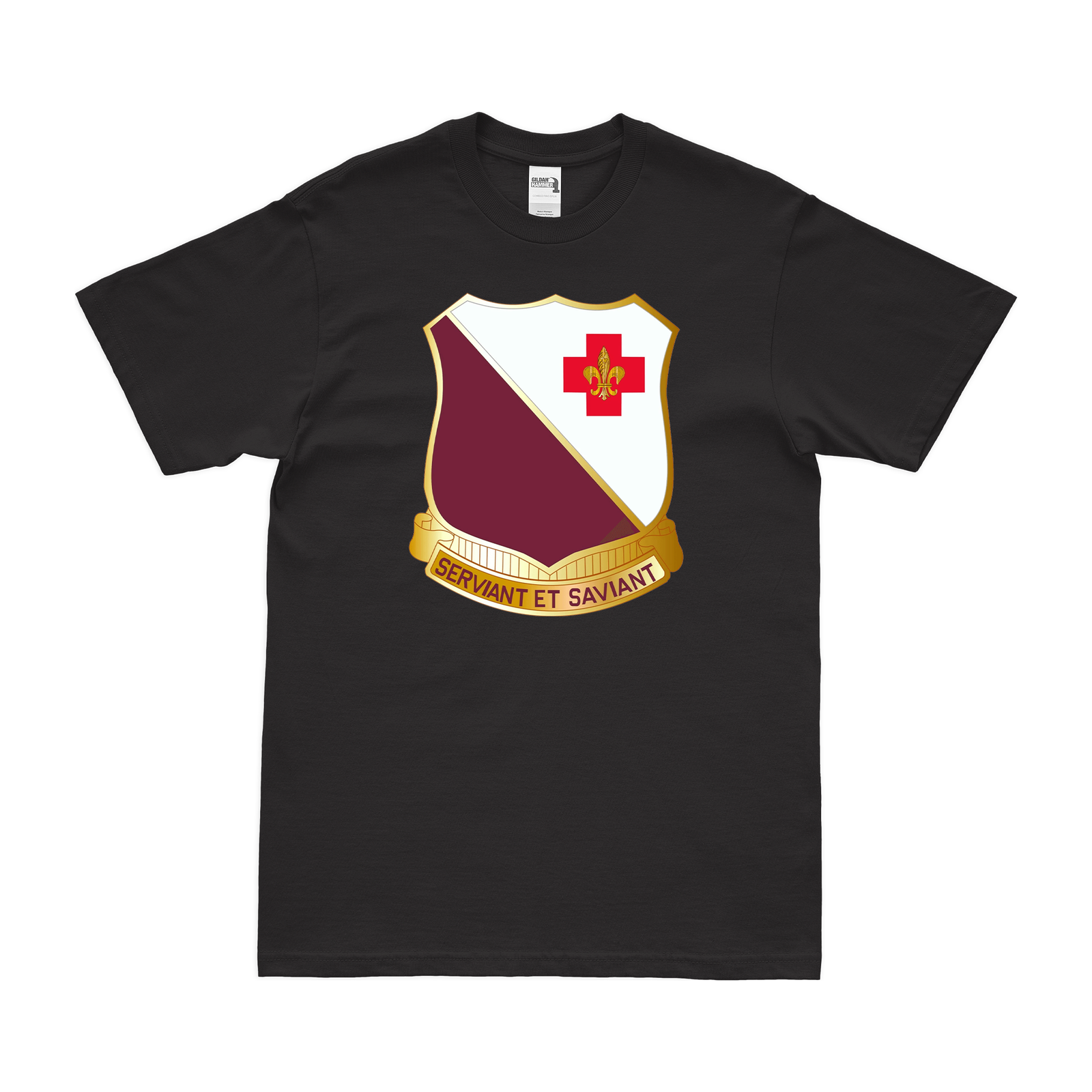 U.S. Army 40th Medical Battalion T-Shirt Tactically Acquired Black Clean Small