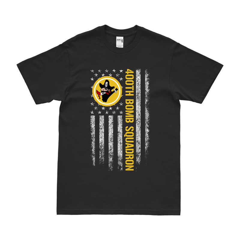 400th Bomb Squadron American Flag T-Shirt