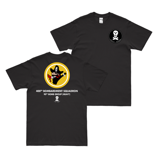 Double-Sided 400th Bomb Squadron w/ Text T-Shirt Tactically Acquired Black Small 