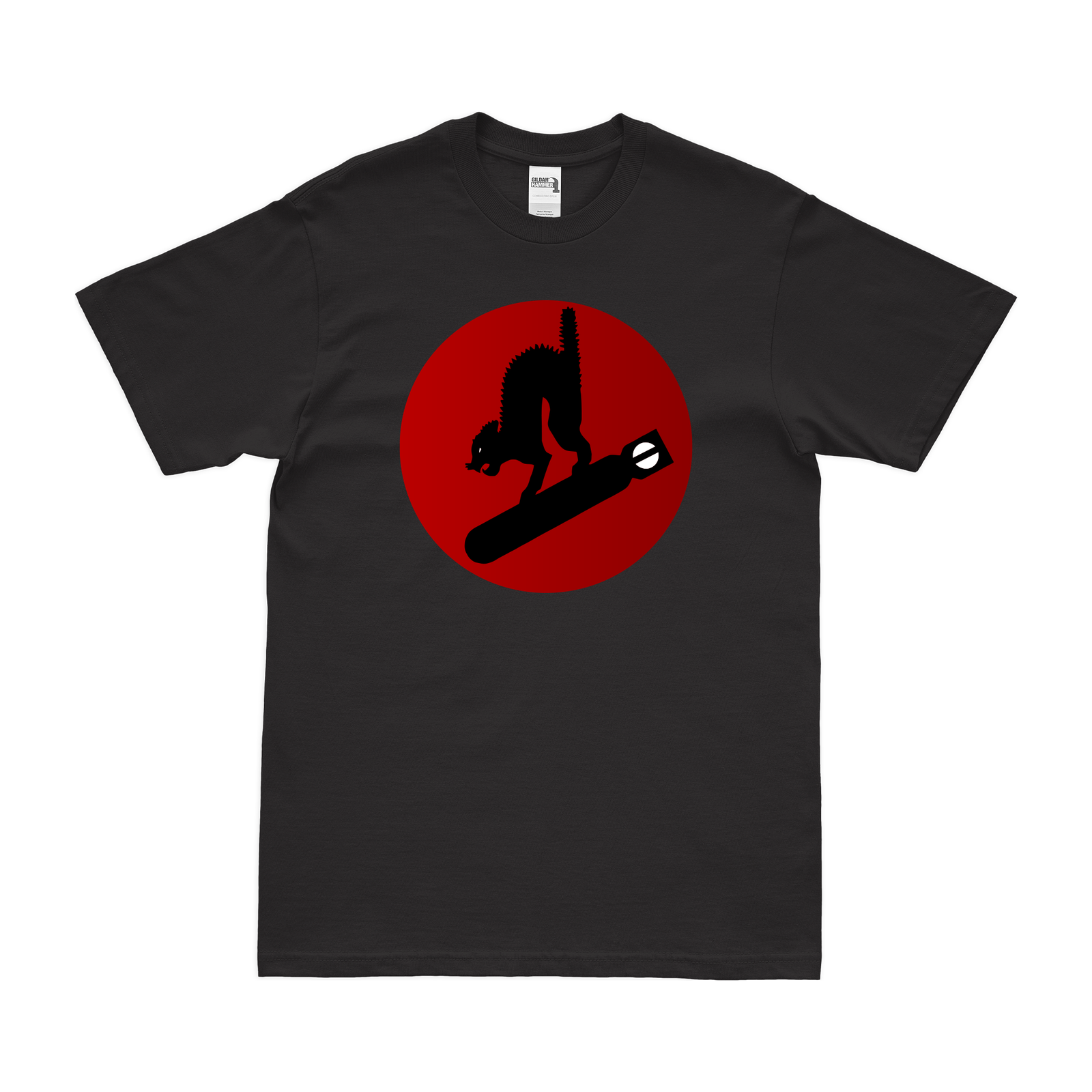 413th Bombardment Squadron WW2 USAAF T-Shirt Tactically Acquired Black Clean Small