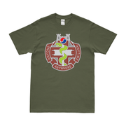 U.S. Army 421st Medical Battalion T-Shirt Tactically Acquired Military Green Clean Small
