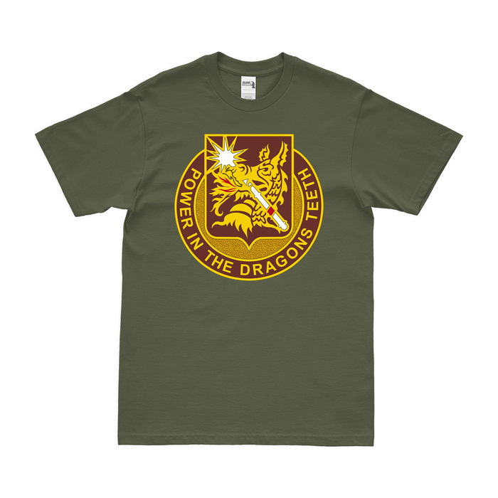 U.S. Army 425th Medical Battalion T-Shirt Tactically Acquired Military Green Clean Small