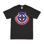 U.S. Army 435th Medical Battalion T-Shirt Tactically Acquired Black Clean Small