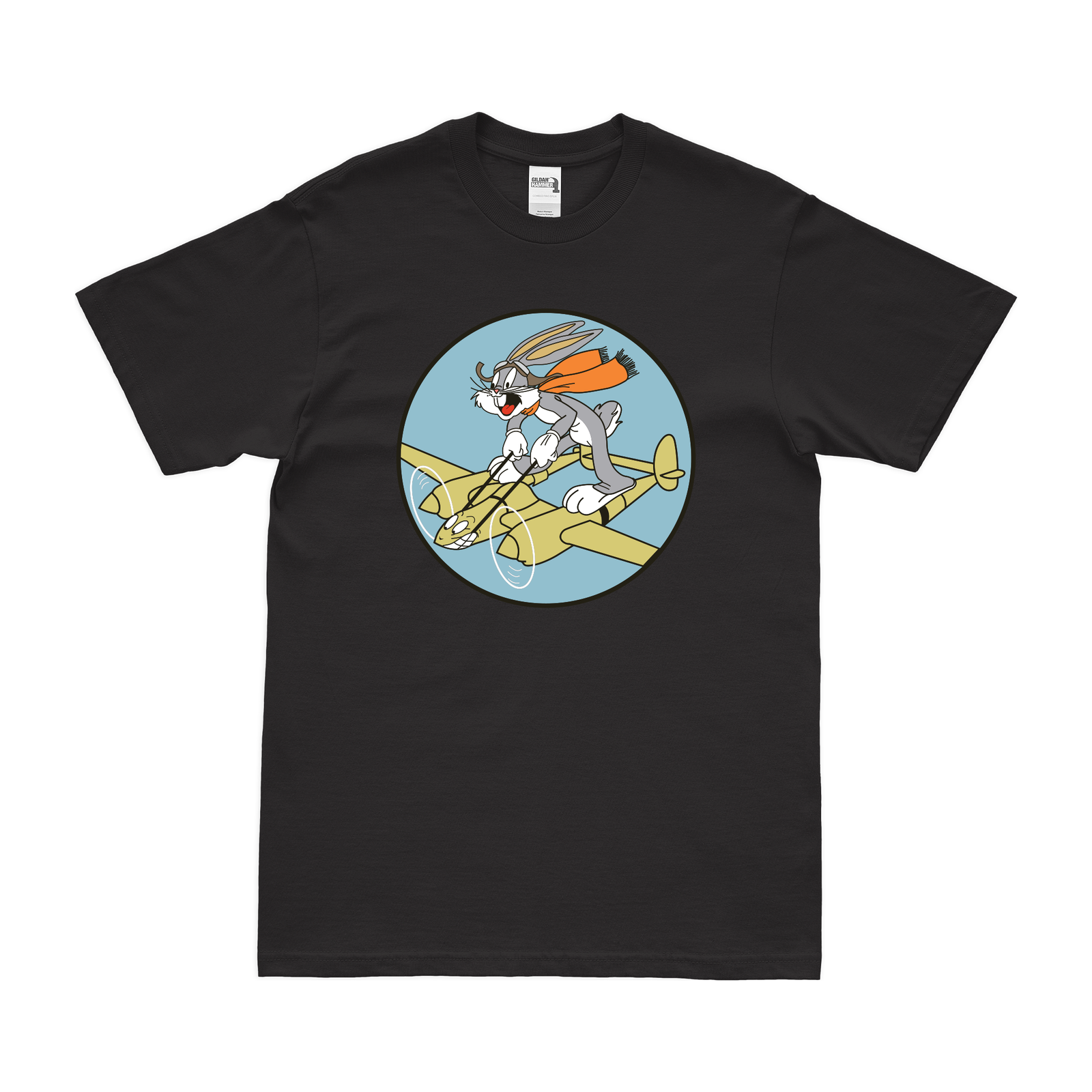 435th Fighter Squadron WW2 USAAF T-Shirt Tactically Acquired Black Clean Small