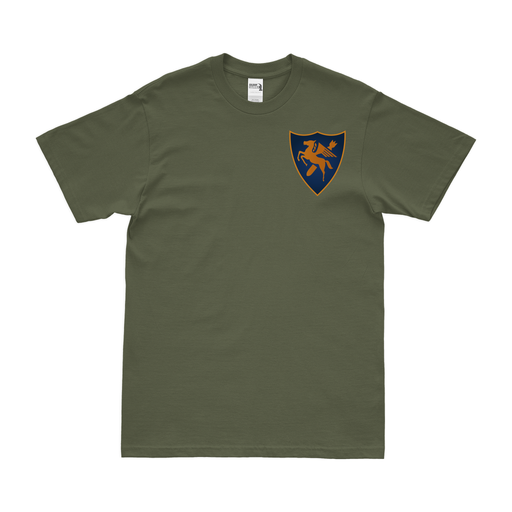 449th Bomb Group WW2 Left Chest Emblem T-Shirt Tactically Acquired Military Green Clean Small