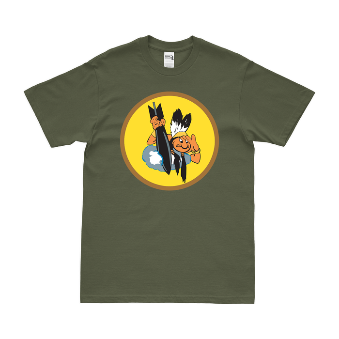 462nd Bombardment Squadron Logo T-Shirt Tactically Acquired Military Green Clean Small