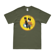 462nd Bombardment Squadron Logo T-Shirt Tactically Acquired Military Green Distressed Small