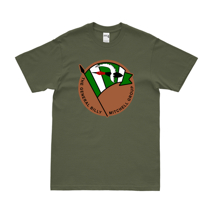 468th Bombardment Group Logo T-Shirt Tactically Acquired Military Green Clean Small