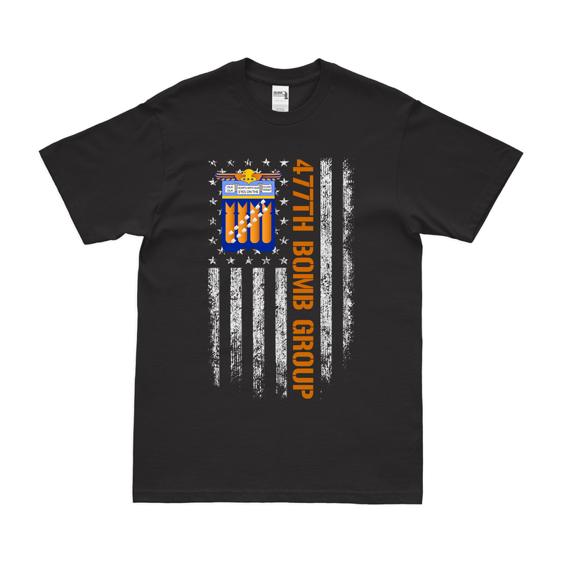 477th Bomb Group American Flag T-Shirt