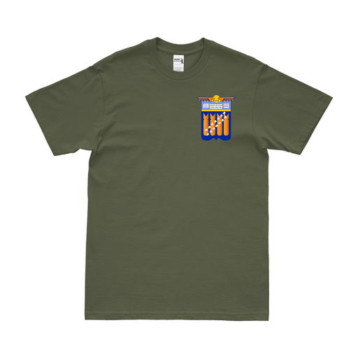 477th Bomb Group Left Chest Emblem T-Shirt Tactically Acquired Military Green Small 