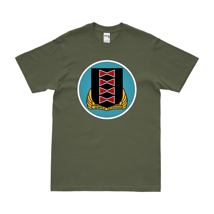 484th Bombardment Group Logo T-Shirt Tactically Acquired Military Green Clean Small