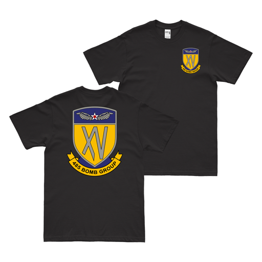 Double-Sided 485th Bomb Group Emblem T-Shirt Tactically Acquired Black Small 