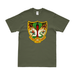 494th Bomb Group 'Kelley's Kobras' T-Shirt Tactically Acquired Military Green Distressed Small