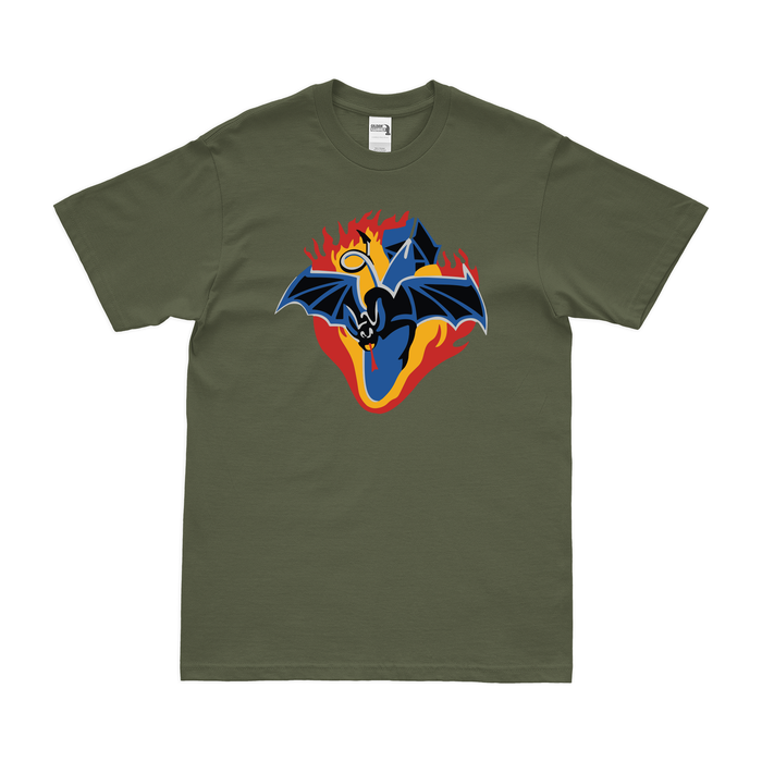 499th Bombardment Squadron WW2 USAAF T-Shirt Tactically Acquired Military Green Clean Small