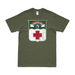 U.S. Army 50th Medical Battalion T-Shirt Tactically Acquired Military Green Distressed Small