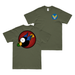 Double-Sided 506th Bomb Squadron WW2 AAF T-Shirt Tactically Acquired Military Green Clean Small