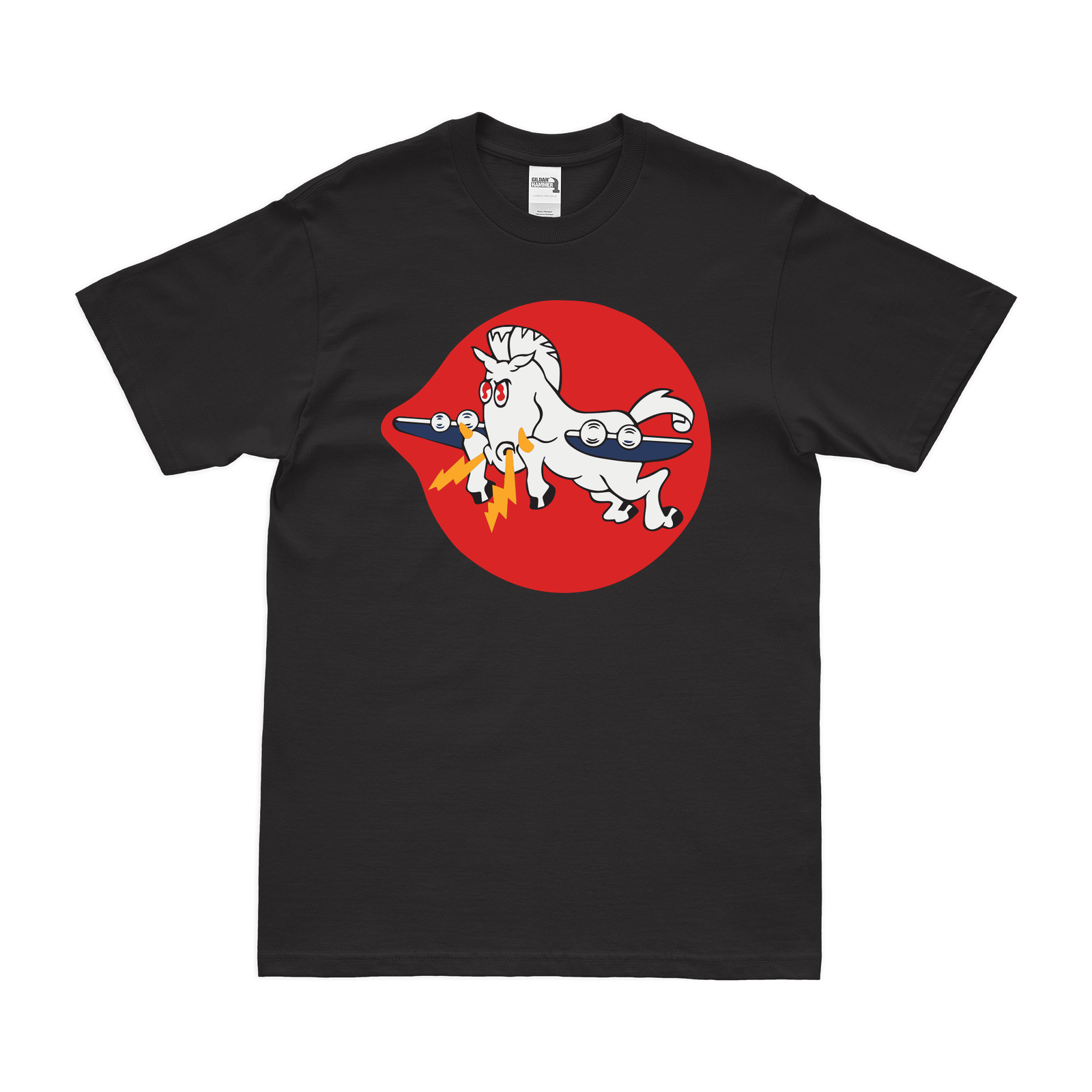 532nd Bombardment Squadron WW2 USAAF T-Shirt Tactically Acquired Black Clean Small