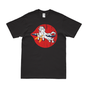 532nd Bombardment Squadron WW2 USAAF T-Shirt Tactically Acquired Black Distressed Small