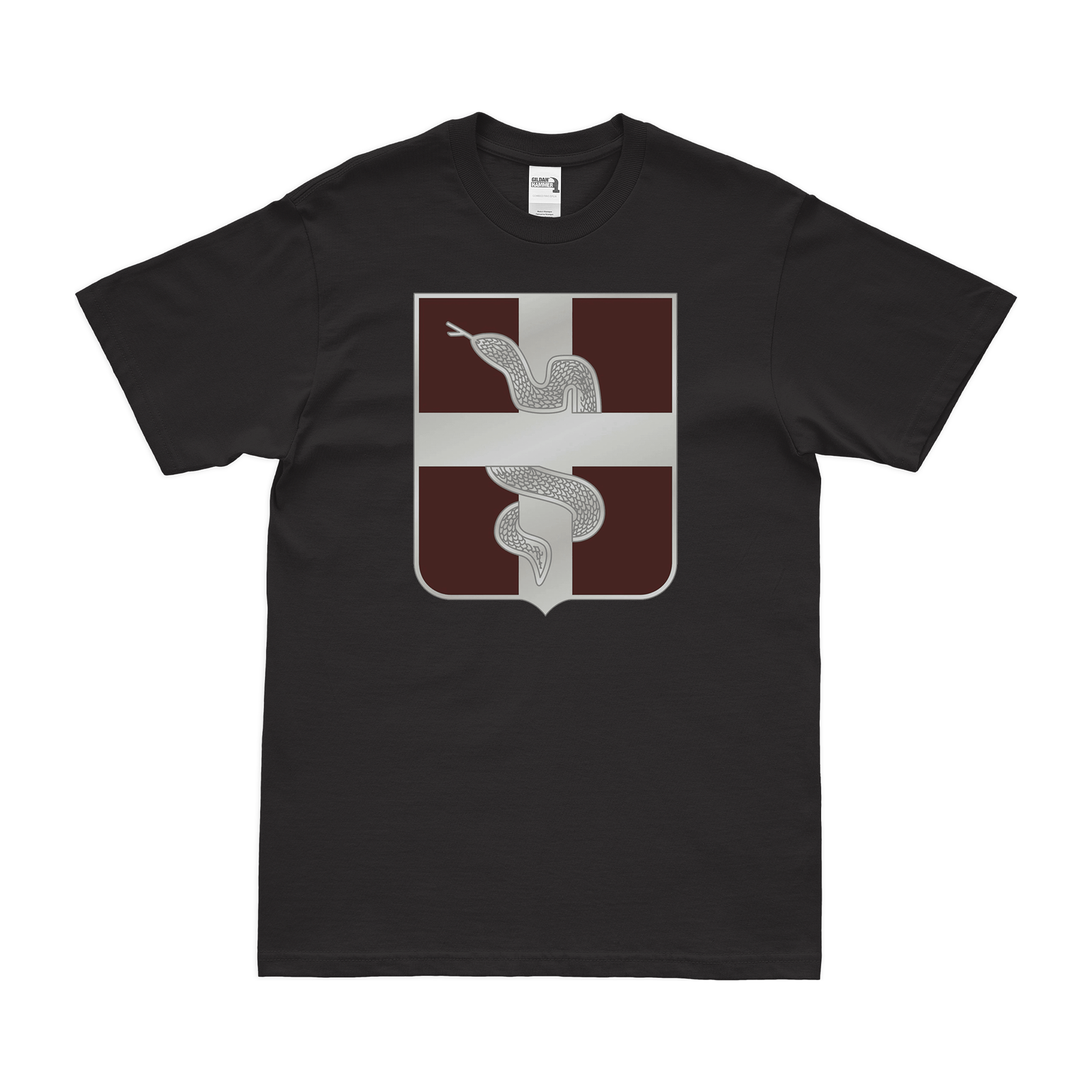 U.S. Army 57th Medical Battalion T-Shirt Tactically Acquired Black Clean Small