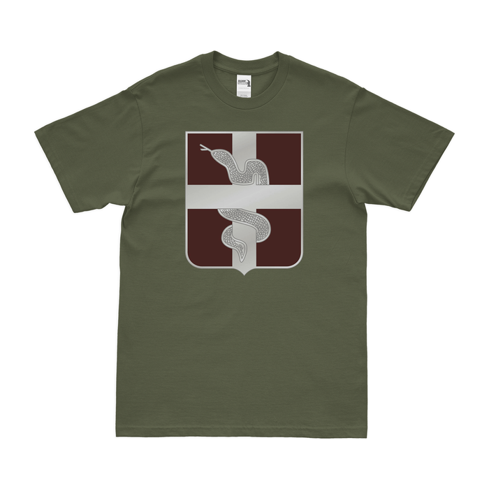 U.S. Army 57th Medical Battalion T-Shirt Tactically Acquired Military Green Clean Small