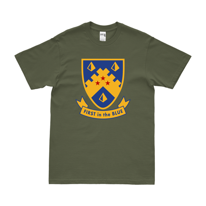 57th Fighter Group WW2 Logo T-Shirt Tactically Acquired Military Green Clean Small