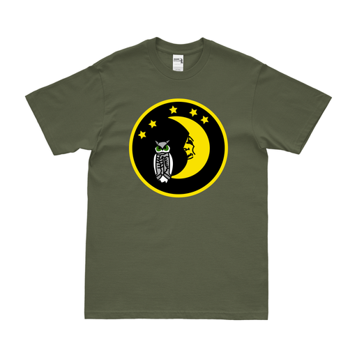 5th Bombardment Squadron Logo T-Shirt Tactically Acquired Military Green Clean Small