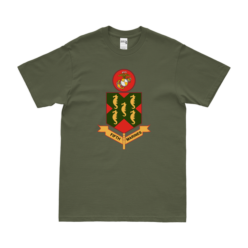 5th Marine Regiment Unit Emblem T-Shirt