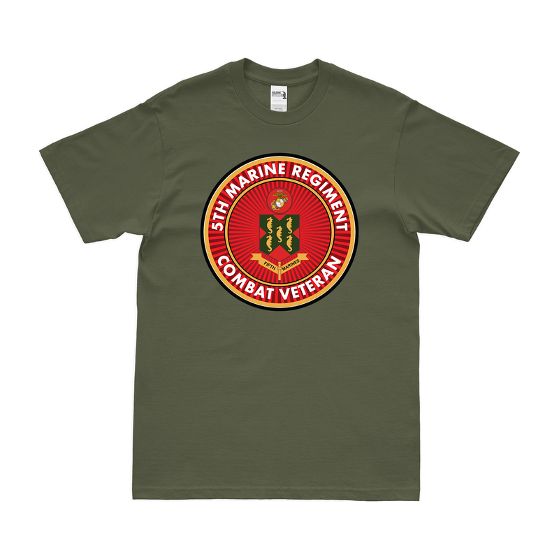 5th Marine Regiment Combat Veteran T-Shirt