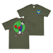 Double-Sided 613th Bomb Squadron WW2 AAF T-Shirt Tactically Acquired Military Green Clean Small