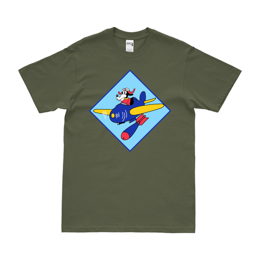 616th Bombardment Squadron Tuskegee Airmen T-Shirt Tactically Acquired Military Green Clean Small