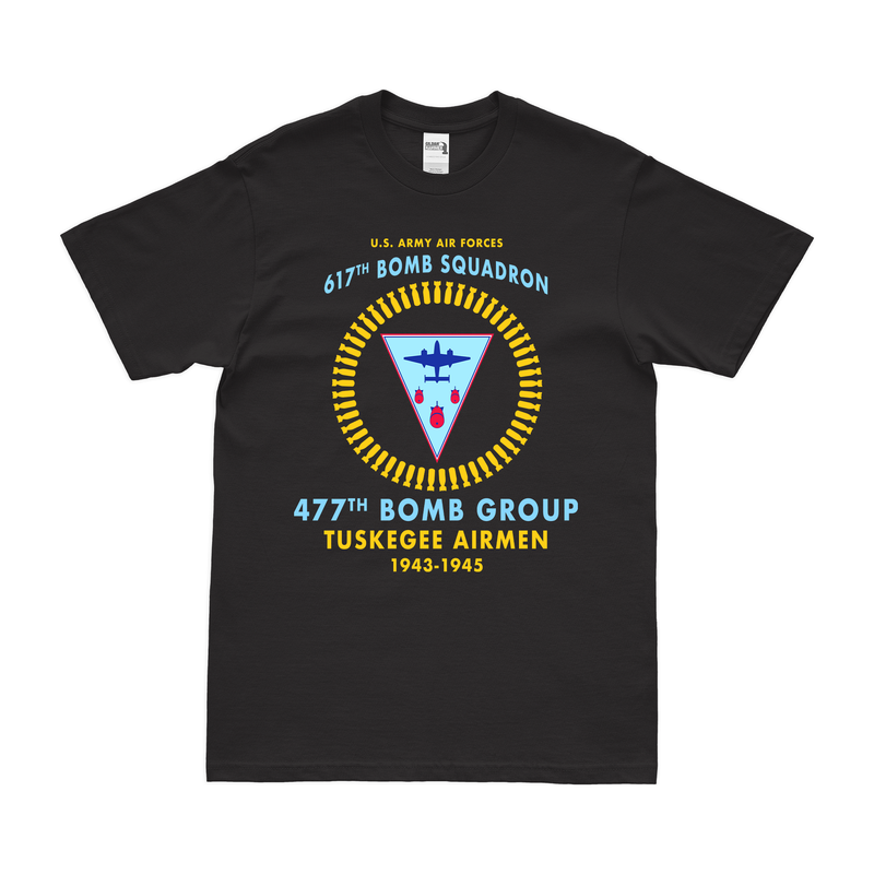 617th Bomb Squadron Tuskegee Airmen WW2 Legacy T-Shirt