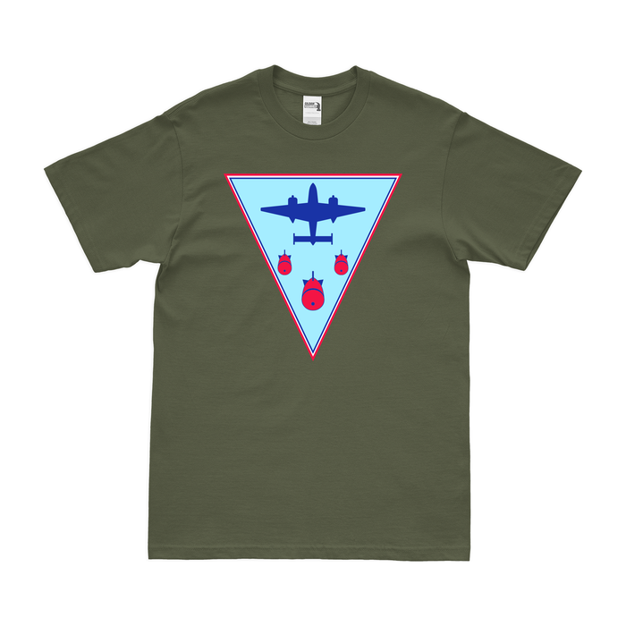 617th Bombardment Squadron Tuskegee Airmen T-Shirt Tactically Acquired Military Green Clean Small