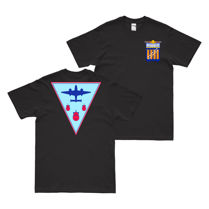 Double-Sided 617th Bomb Squadron WW2 T-Shirt Tactically Acquired Black Small 