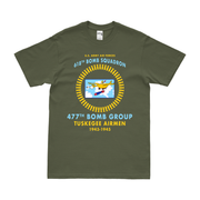 618th Bomb Squadron Tuskegee Airmen WW2 Legacy T-Shirt Tactically Acquired Military Green Clean Small