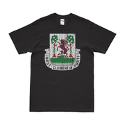 U.S. Army 61st Medical Battalion T-Shirt Tactically Acquired Black Distressed Small