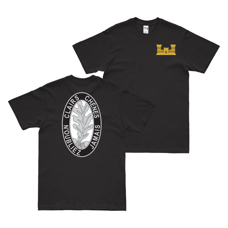 Double-Sided 6th Engineer Battalion Logo T-Shirt