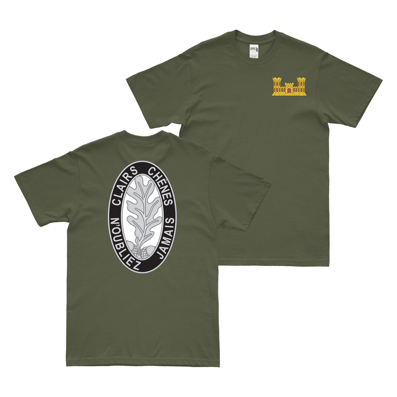 Double-Sided 6th Engineer Battalion Logo T-Shirt
