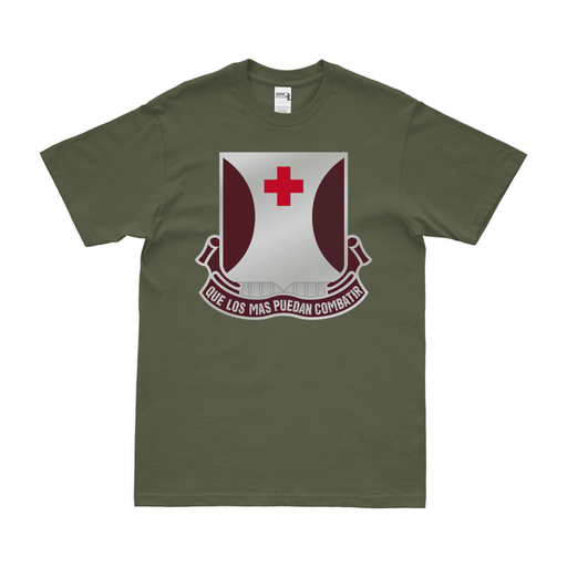 U.S. Army 70th Medical Battalion T-Shirt Tactically Acquired Military Green Clean Small