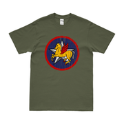 706th Bombardment Squadron WW2 T-Shirt Tactically Acquired Military Green Distressed Small