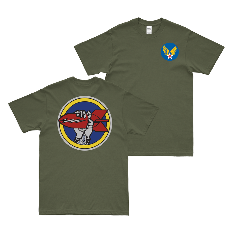 Double-Sided 712th Bomb Squadron WW2 AAF T-Shirt