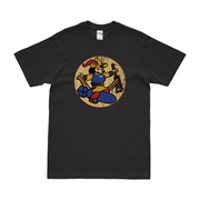 713th Bombardment Squadron WW2 USAAF T-Shirt Tactically Acquired Black Distressed Small