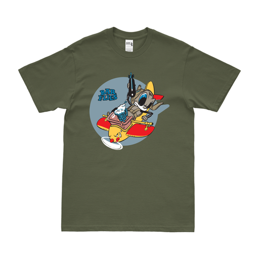 73rd Bombardment Squadron Logo T-Shirt Tactically Acquired Military Green Clean Small