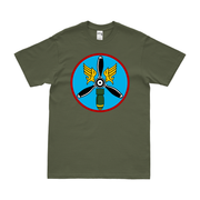 758th Bombardment Squadron WW2 T-Shirt Tactically Acquired Military Green Clean Small