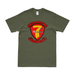 7th Marine Regiment Logo Emblem T-Shirt Tactically Acquired Military Green Distressed Small