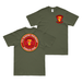 Double-Sided 7th Marines Korean War Legacy T-Shirt Tactically Acquired Military Green Small 