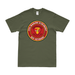 7th Marine Regiment OIF Veteran T-Shirt Tactically Acquired Military Green Distressed Small