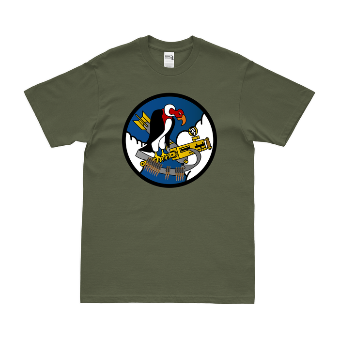 824th Bombardment Squadron WW2 T-Shirt Tactically Acquired Military Green Clean Small