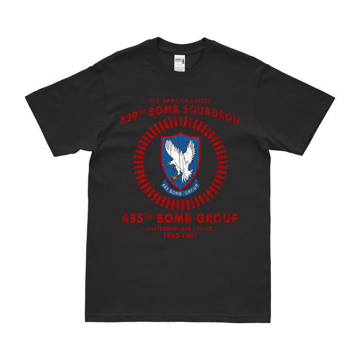 829th Bomb Squadron WW2 Legacy T-Shirt Tactically Acquired Black Distressed Small